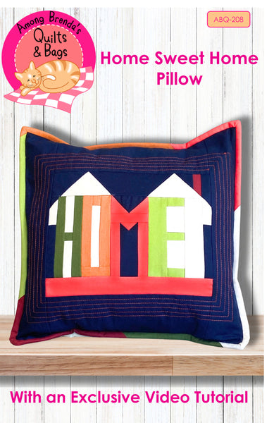 Pattern, ABQ, Home Sweet Home Pillow     ABQ-208
