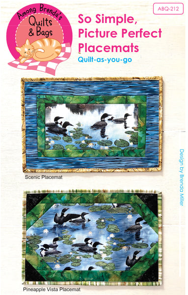 Pattern, ABQ So Simple, Picture Perfect Placemats     ABQ-212