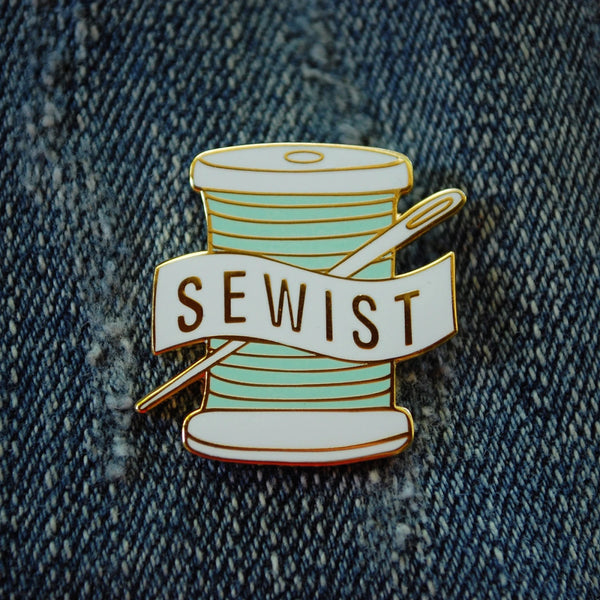 Jewelry, Sewist Pin Aqua, AGD223
