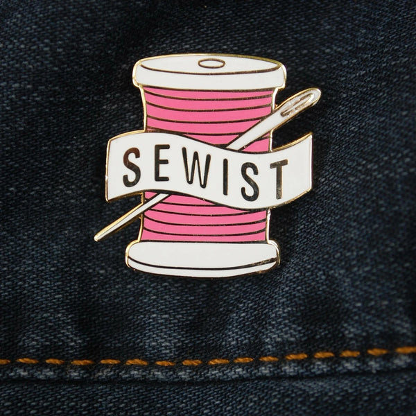 Jewelry, Sewist Pin Pink, AGD230