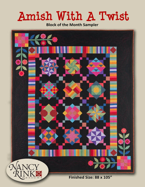 Pattern, Amish with a Twist, Block of the Month
