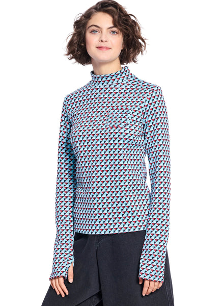 Pattern, Burda, Red, Misses' Shirt, 5610