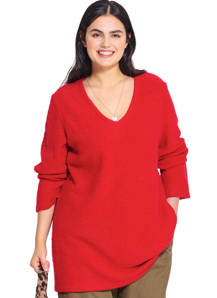 Pattern, Burda, Red, Misses' Sweater, 5612