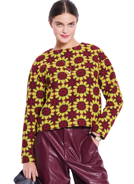 Pattern, Burda, Red, Misses' Tops, 5623