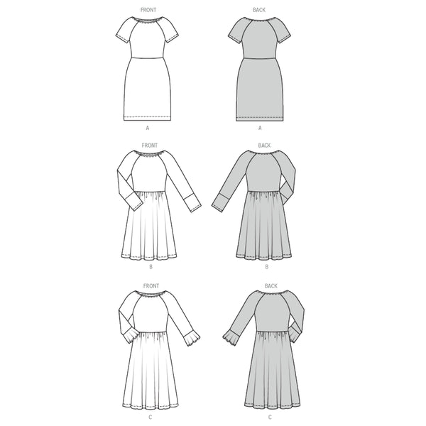Pattern, Burda, 5708 Misses' Dresses