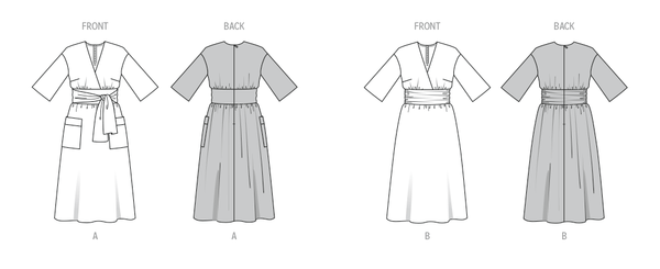 Pattern, Burda, 5724, Misses' Dress