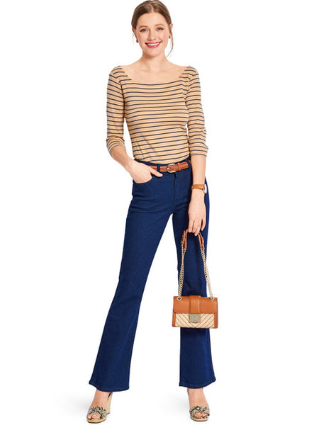 Pattern, Burda, 5738, Misses Dress and T-Shirt