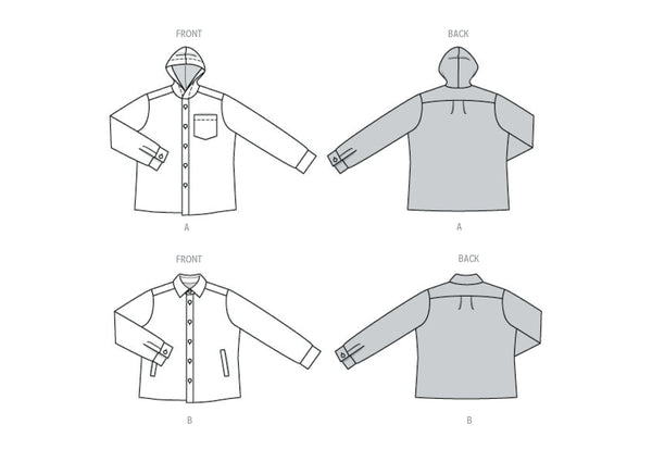 Pattern, Burda, 5768, Men's Jacket