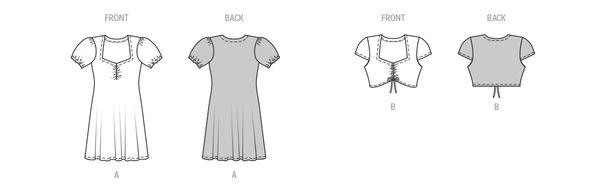 Pattern, Burda, 9214 Children's Dress & Shirt
