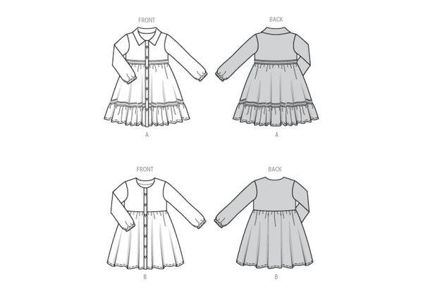Burda, 9217, Children's Dresses