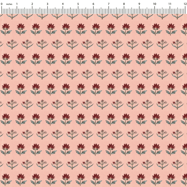 Fabric, Block Print Trio 2, Block Print Trio Collection  03524-02