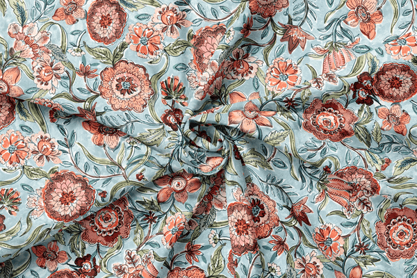 Fabric, Block Print Trio 1, Block Print Trio Collection  03524-01