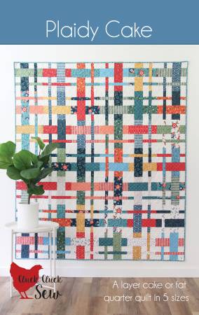 Pattern, Plaidy Cake, Multiple Sized Quilt # CCS217