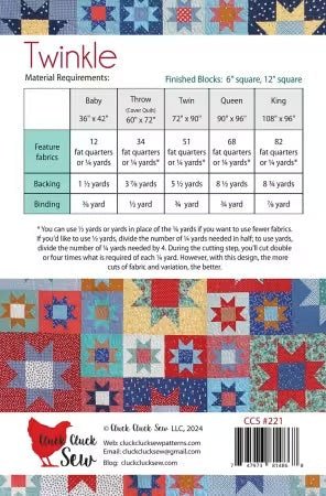 Pattern, Twinkle CCS221