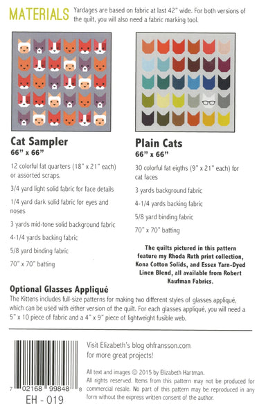 Pattern, The Kittens, EH-019