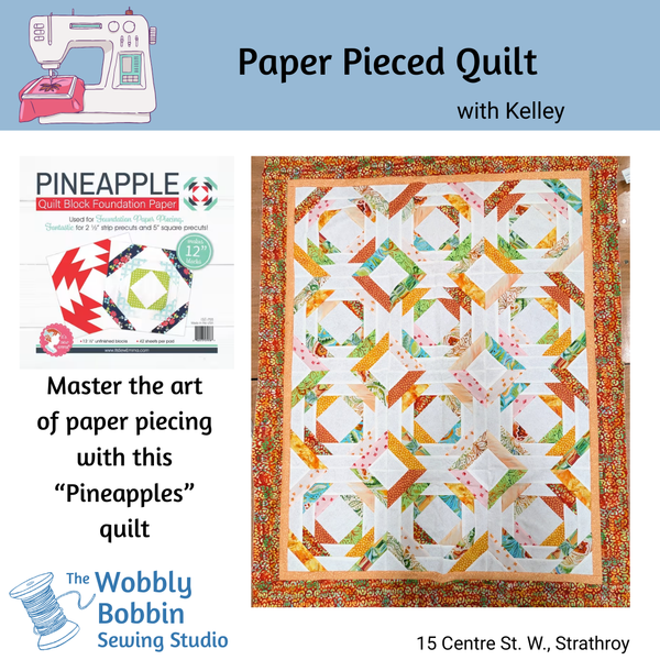 Class, Paper Pieced Quilt, November 2026