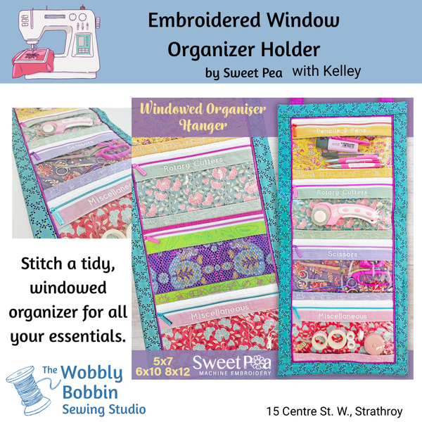 Class, Embroidered Organizer Hanger, November 2026