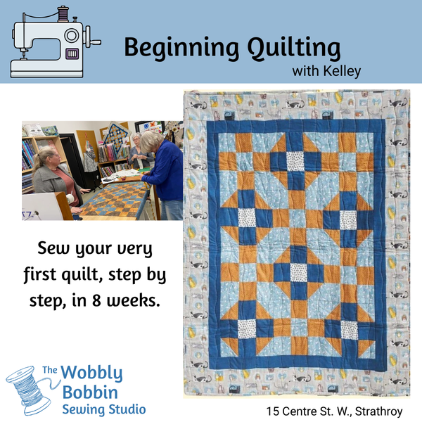 Class, Beginning Quilting Class, October-November 2026