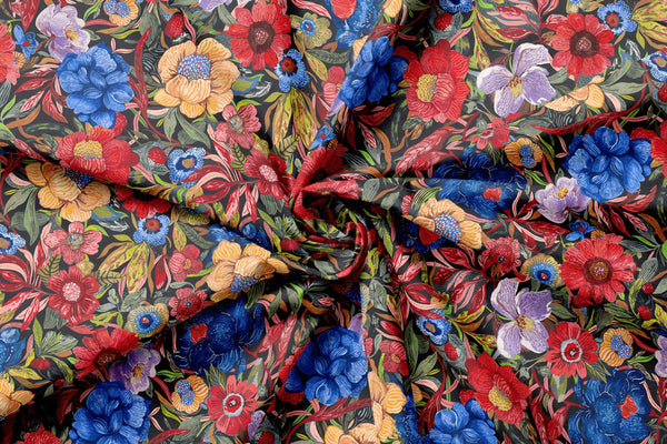 Fabric, A Floral Encounter Collection: Flower Power   06524-04