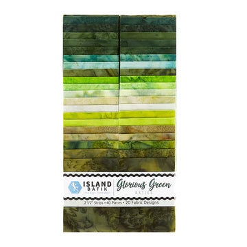 Fabric, Island Batik, pre-cuts, Glorious Green, 43700-15056