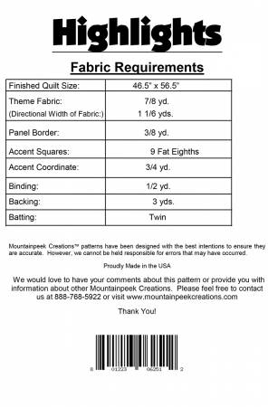 Pattern, Highlights #462