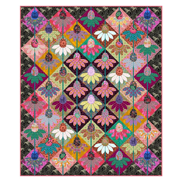 Kit, Northcott, Anna Maria, Echinacea Quilt 20th Anniversary