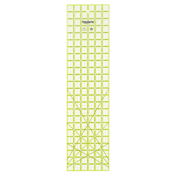 Ruler Omnigrip Neon Ruler 6in x 24in,