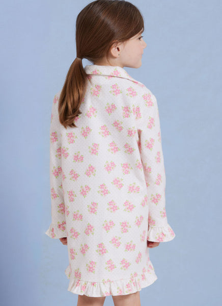 Pattern, SIMPLICITY 3045, Children's and Girls' Lounge Tops, Gown, Shorts and Pants