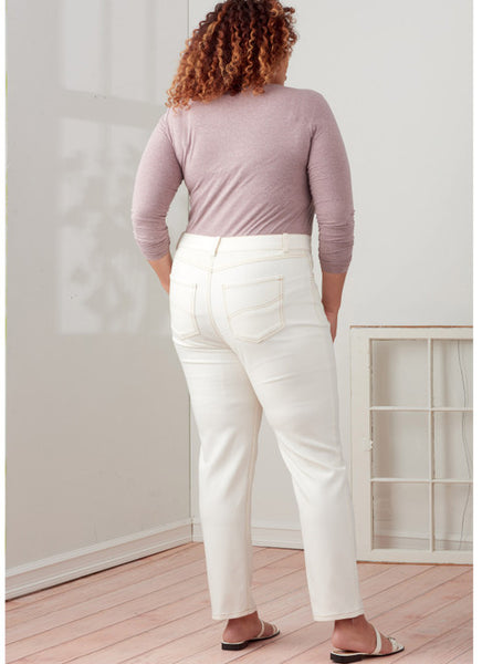 Pattern, SIMPLICITY 9266 Misses' & Women's Vintage Jeans with Front Buttons or Zipper