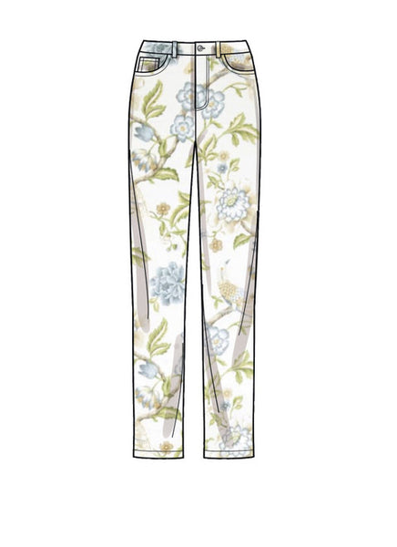 Pattern, SIMPLICITY 9266 Misses' & Women's Vintage Jeans with Front Buttons or Zipper