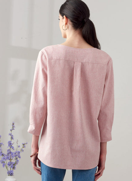 Pattern, SIMPLICITY 9274  Misses' Tops In Two Lengths