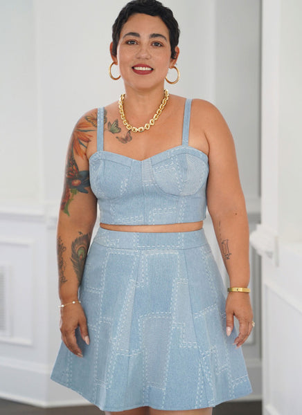 Pattern, SIMPLICITY, 9894, Misses' and Women's Top and Skirt in Two Lengths