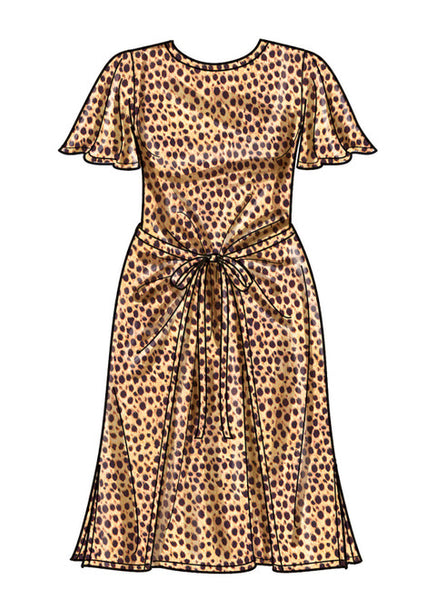 Pattern, SIMPLICITY 9948, Women's Knit Dress with Sleeve and Length Variations