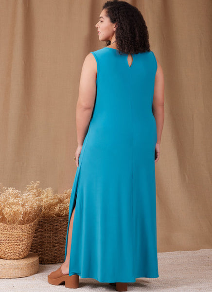 Pattern, SIMPLICITY 9948, Women's Knit Dress with Sleeve and Length Variations