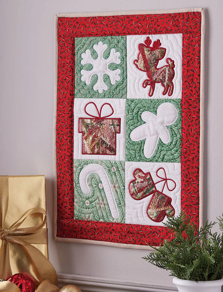 Class, Cookie Cutter Embroidered Christmas Runner