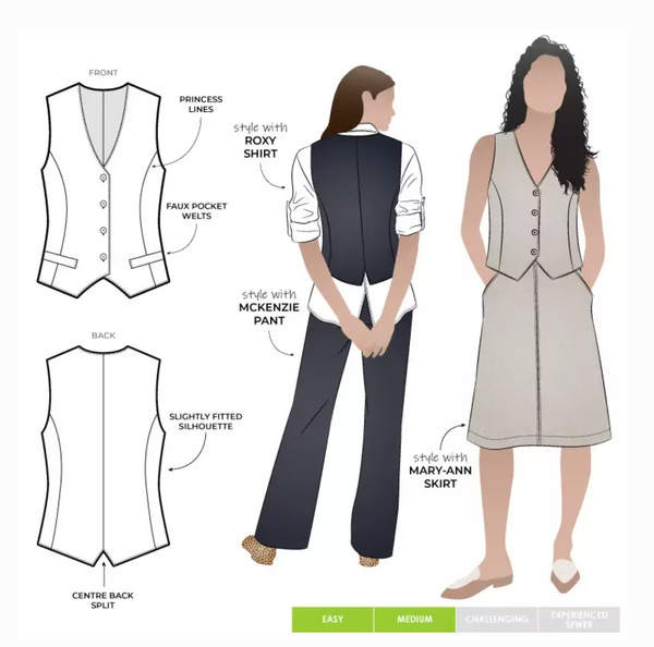 Pattern, Joy Woven Vest