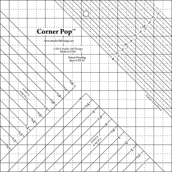 Ruler Corner Pop Studio 180 UDT16