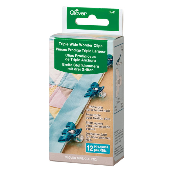 Wonder Clips, Triple Wide, 12pc, 3241CV