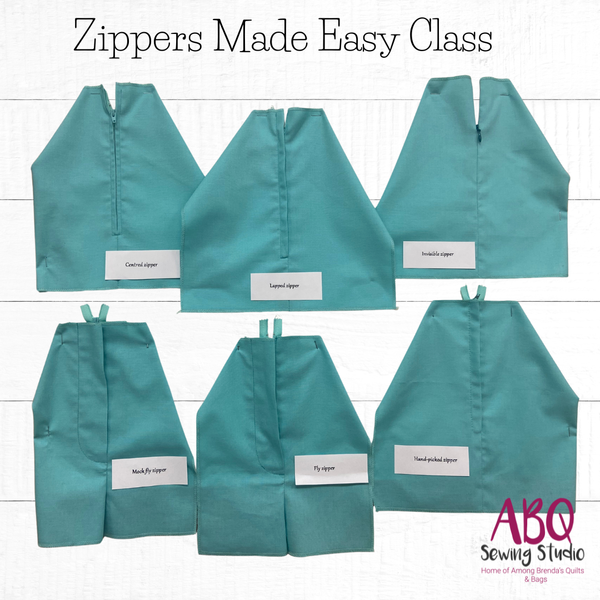 Class, Zippers Made Easy, October 2026