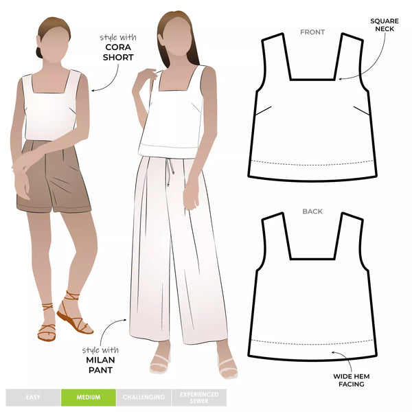 Pattern, Style ARC, Byron Woven Top
