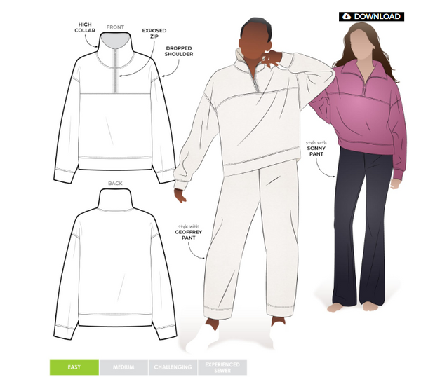 Pattern, Style ARC, Cassia Knit Top
