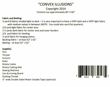 Pattern, Convex Illusions #1001KA