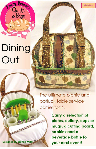 Pattern, ABQ, Dining Out, Table Service Carrier for Picnics     ABQ-164
