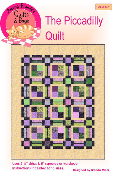 Pattern, ABQ, Piccadilly Quilt, multi-sized     ABQ-167