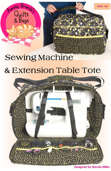 Pattern, Sewing Machine and Extension Table Tote     ABQ-168