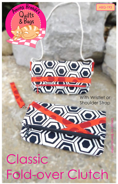 Pattern, ABQ, Classic Fold-over Clutch     ABQ-193