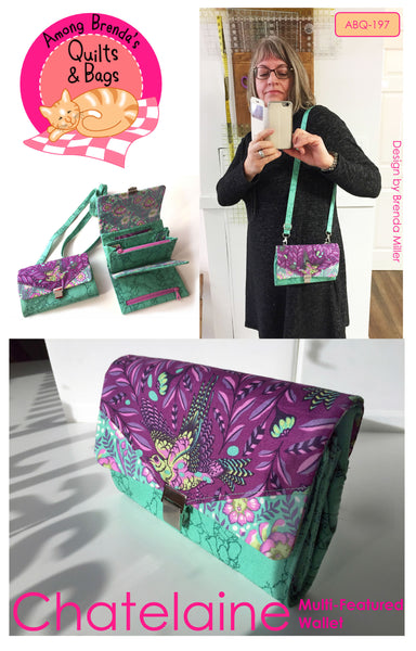 Pattern, ABQ, Chatelaine Multi-Featured Wallet     ABQ-197