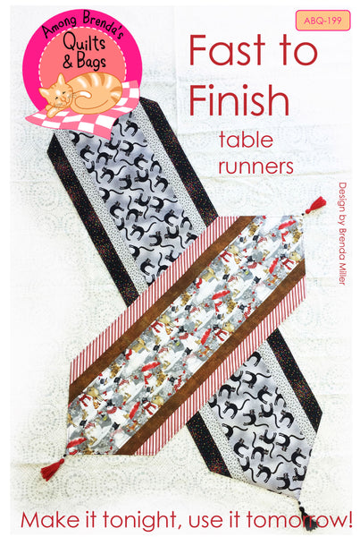 Pattern, ABQ, Fast to Finish Table Runners     ABQ-199