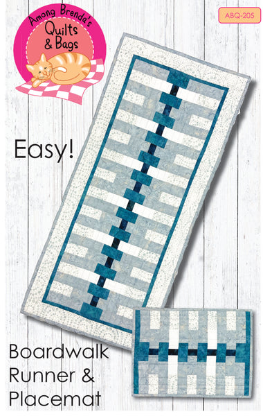 Pattern, ABQ, Boardwalk Table Runner and Placemat Set     ABQ-205