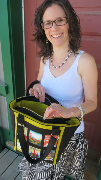 Pattern, ABQ, Uptown Girl Tote     ABQ-187